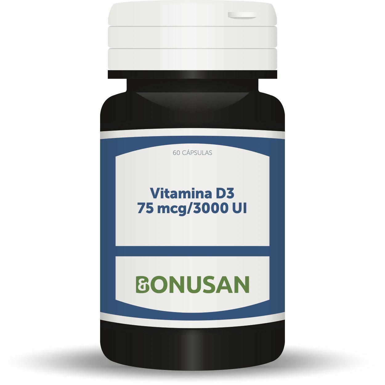 Vitamina D3 75 mcg 3000 UI 60 Capsulas | Bonusan - Dietetica Ferrer