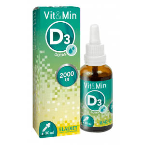 Vit&Min Vitamina D3 gotas 30 ml | Eladiet - Dietetica Ferrer