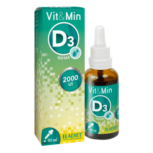 Vit&Min Vitamina D3 gotas 30 ml | Eladiet - Dietetica Ferrer