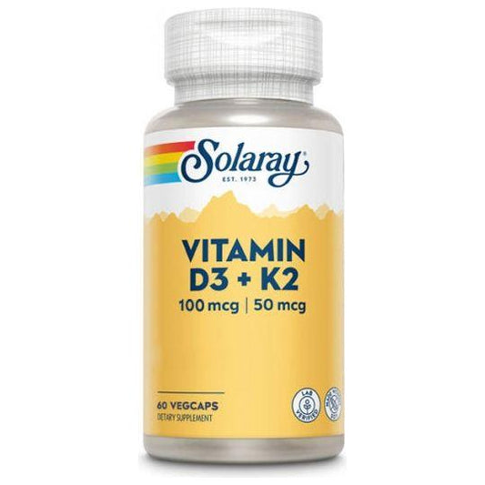 Vitamina D3 & K2 Capsulas | Solaray - Dietetica Ferrer