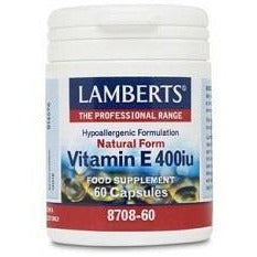 Vitamina E Natural 400UI Capsulas | Lamberts - Dietetica Ferrer