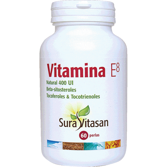 Vitamina E8 400 UI 60 Perlas | Sura Vitasan - Dietetica Ferrer