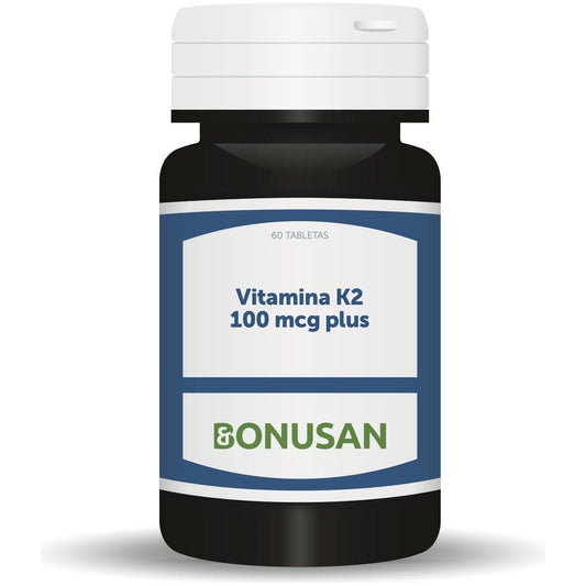 Vitamina K2 100 mcg Plus 60 Comprimidos | Bonusan - Dietetica Ferrer