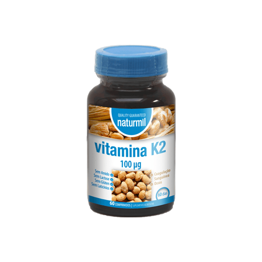 Vitamina K2 100 mg 60 Comprimidos | Naturmil - Dietetica Ferrer