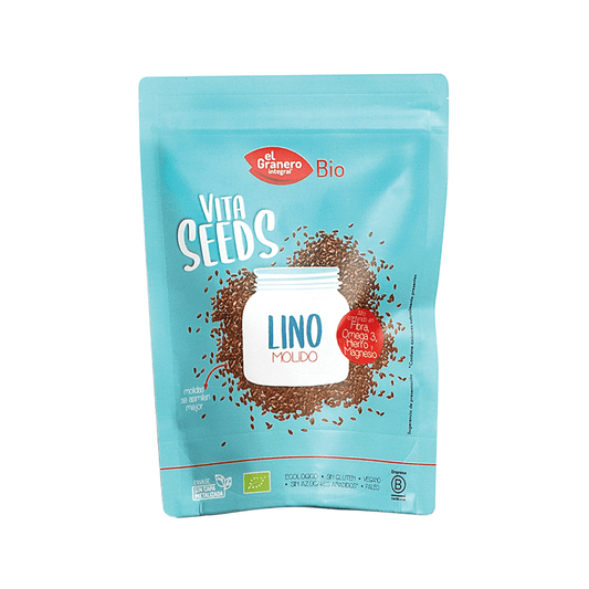 Vitaseeds Lino Molido Bio 300 gr | El Granero Integral - Dietetica Ferrer