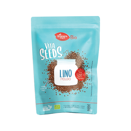 Vitaseeds Lino Molido Bio 300 gr | El Granero Integral - Dietetica Ferrer