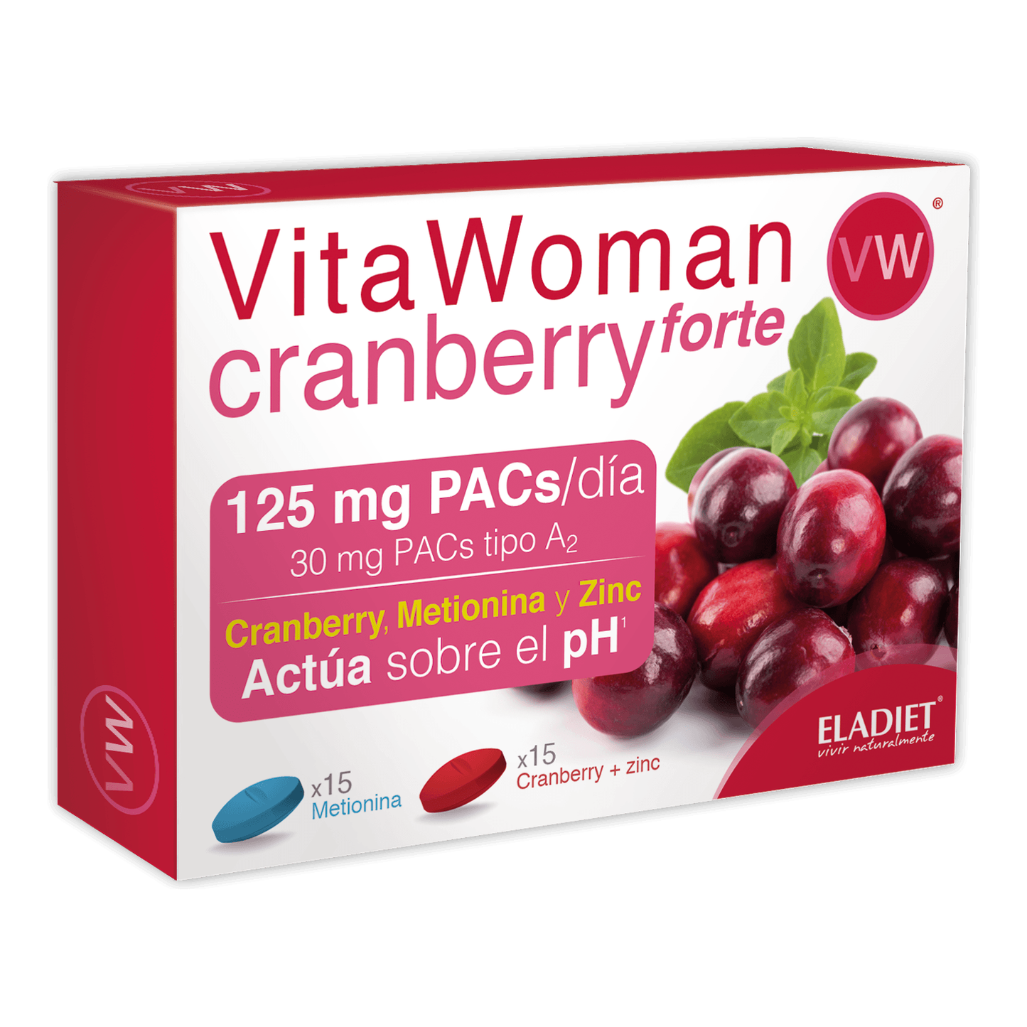 Vitawoman Cranberry Forte 30 Comprimidos | Eladiet - Dietetica Ferrer