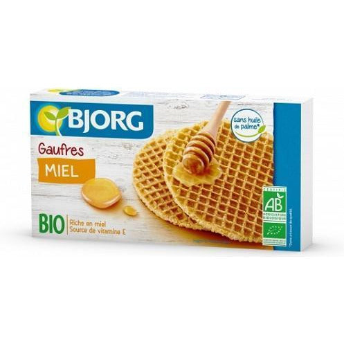 Waffles con Miel Bio 175 gr | Bjorg - Dietetica Ferrer