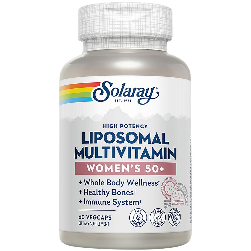 Women's +50 Liposomal Multivitamin 60 Vegcaps | Solaray - Dietetica Ferrer