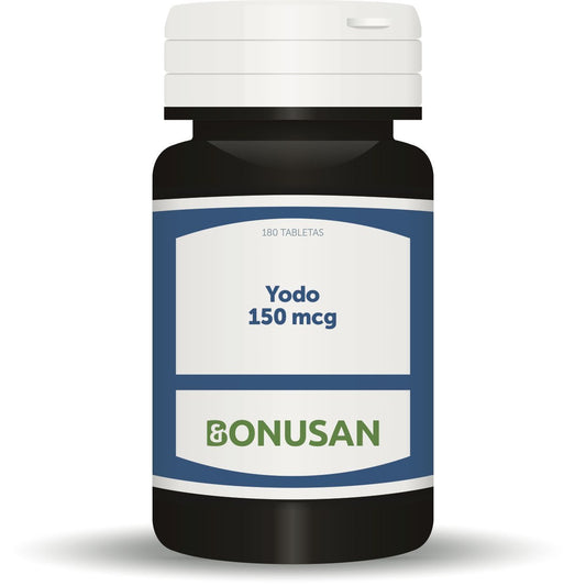 Yodo 150 mcg 180 Tabletas | Bonusan - Dietetica Ferrer