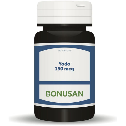 Yodo 150 mcg 180 Tabletas | Bonusan - Dietetica Ferrer