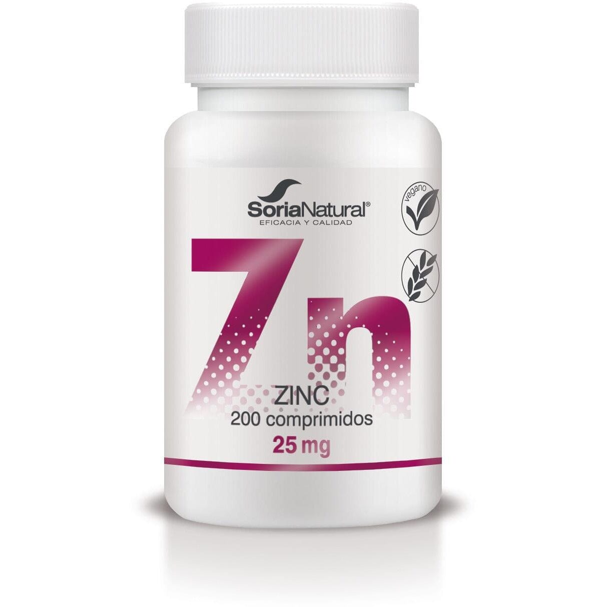 Zinc 200 comprimidos | Soria Natural - Dietetica Ferrer