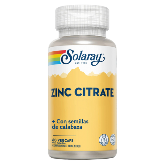 Zinc 50 Mg 60 Capsulas | Solaray - Dietetica Ferrer